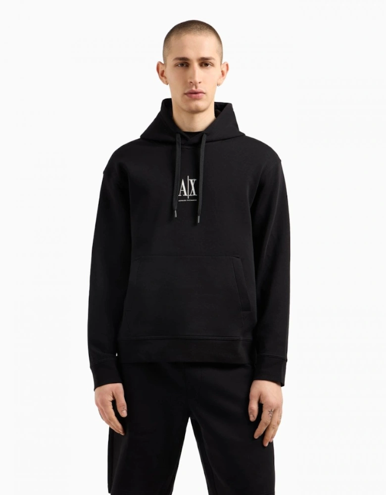 Mens Embroidered A|X Centre Logo Pullover Hoodie