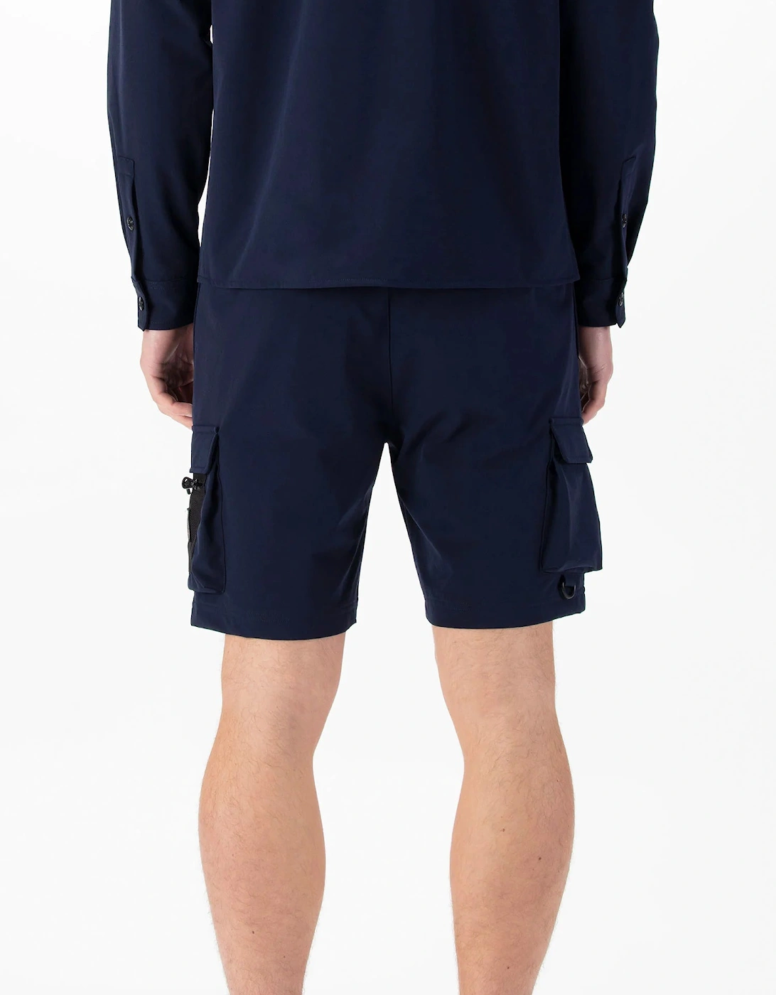 LUKE1977 Optimize Woven Cargo Shorts - Navy Blue