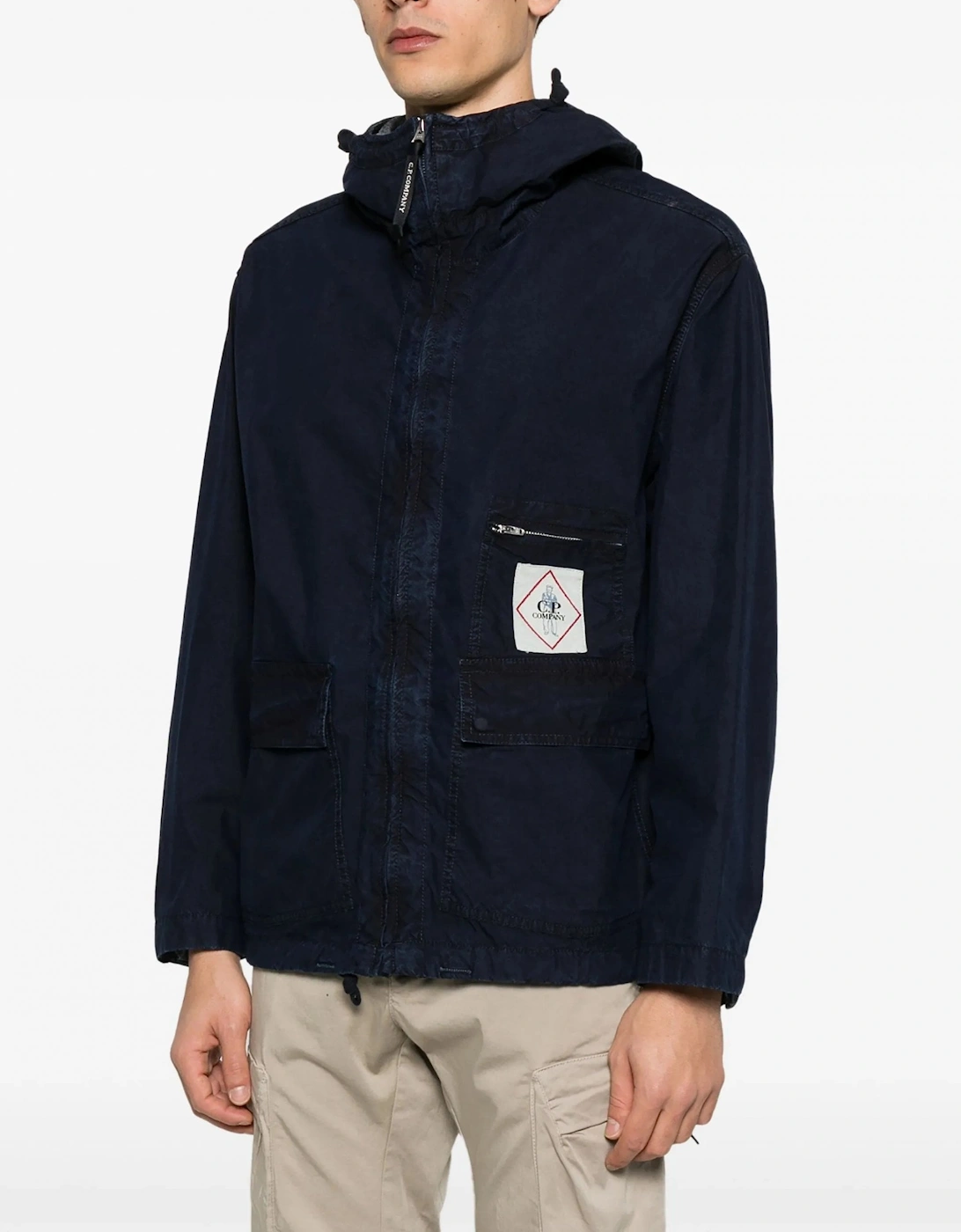 50 Fili Indigo Goggle Jacket Navy