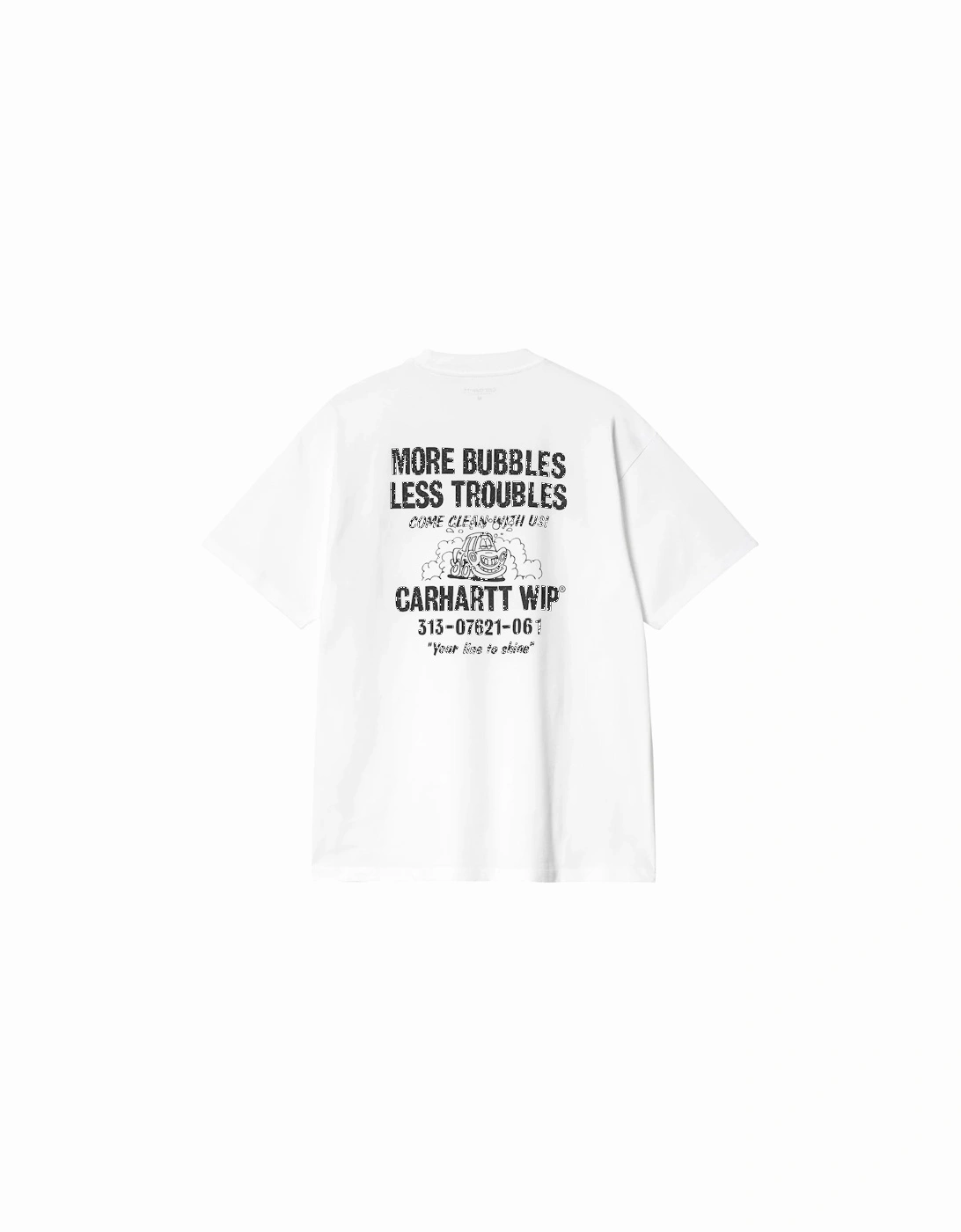 Less Troubles T-Shirt - White, 3 of 2