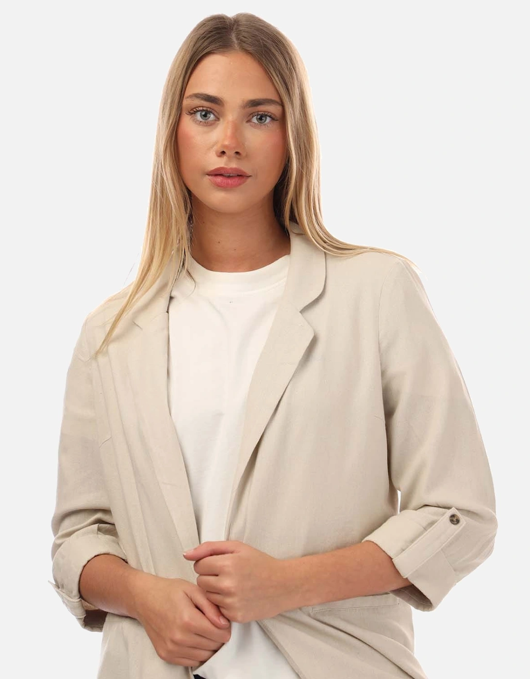 Jesmilo Linen Blend Loose Blazer