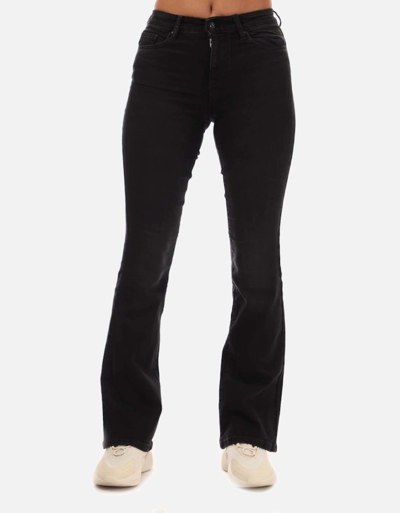 Ann Mid Rise Flared Jeans