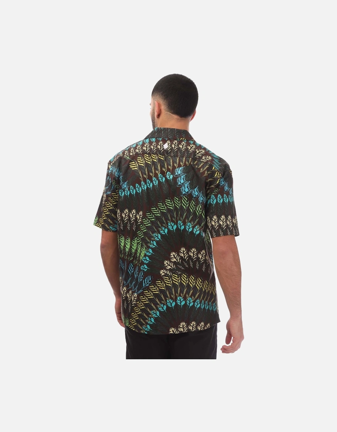 Allover Print Feathers Shirt