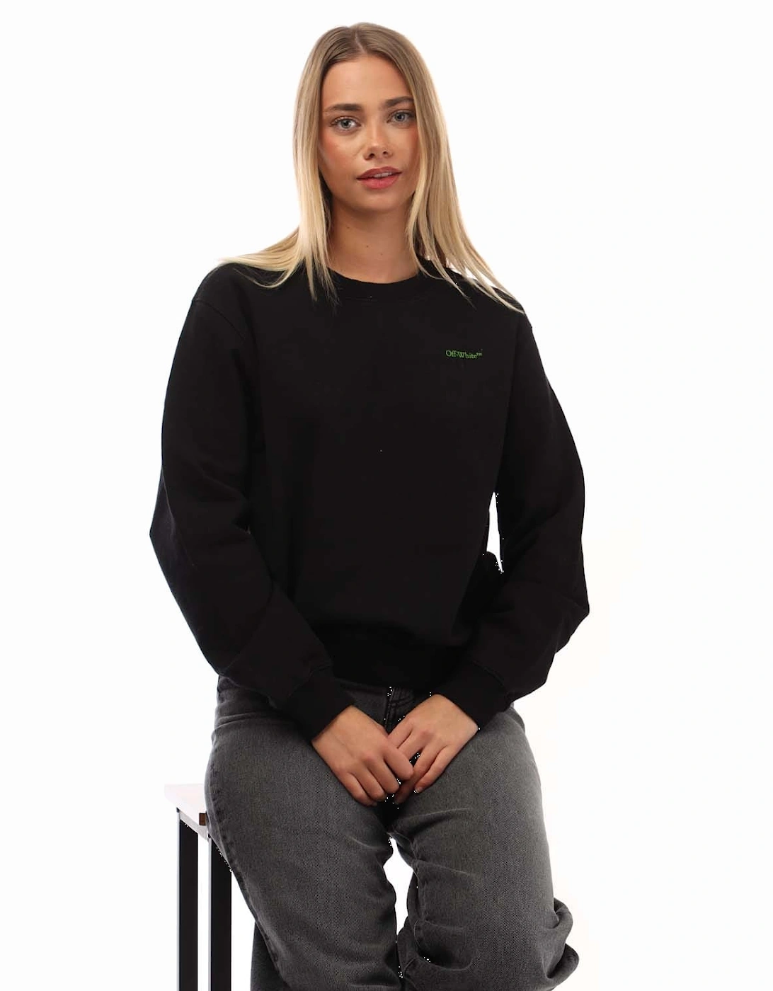 Blurred Arrow Regular Crewneck Sweatshirt