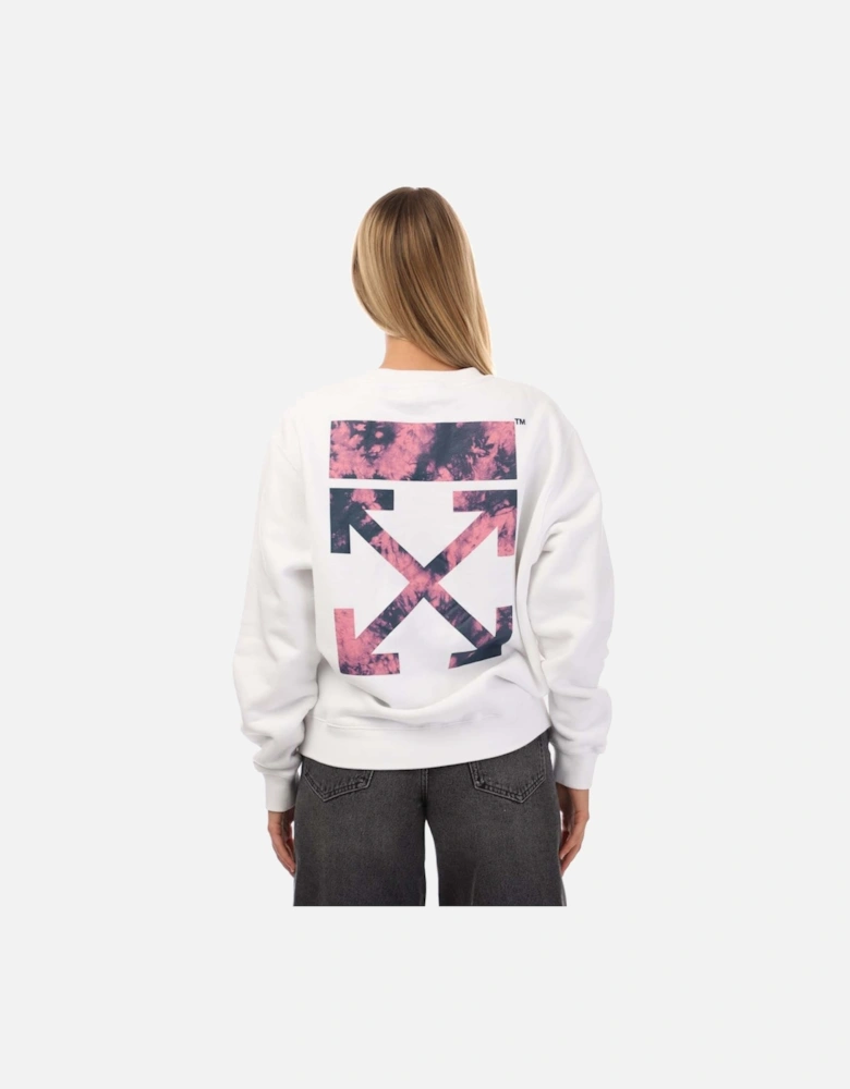 Tie Dye Arrow Regular Crewneck Sweatshirt