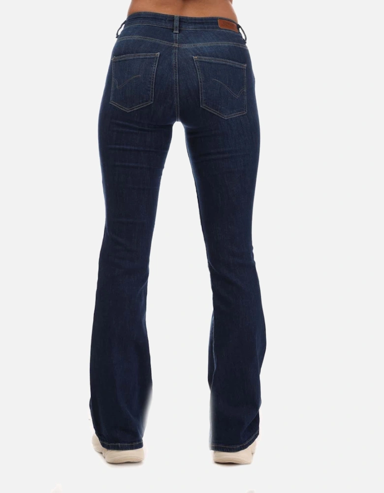 Ann Mid Rise Flared Jeans