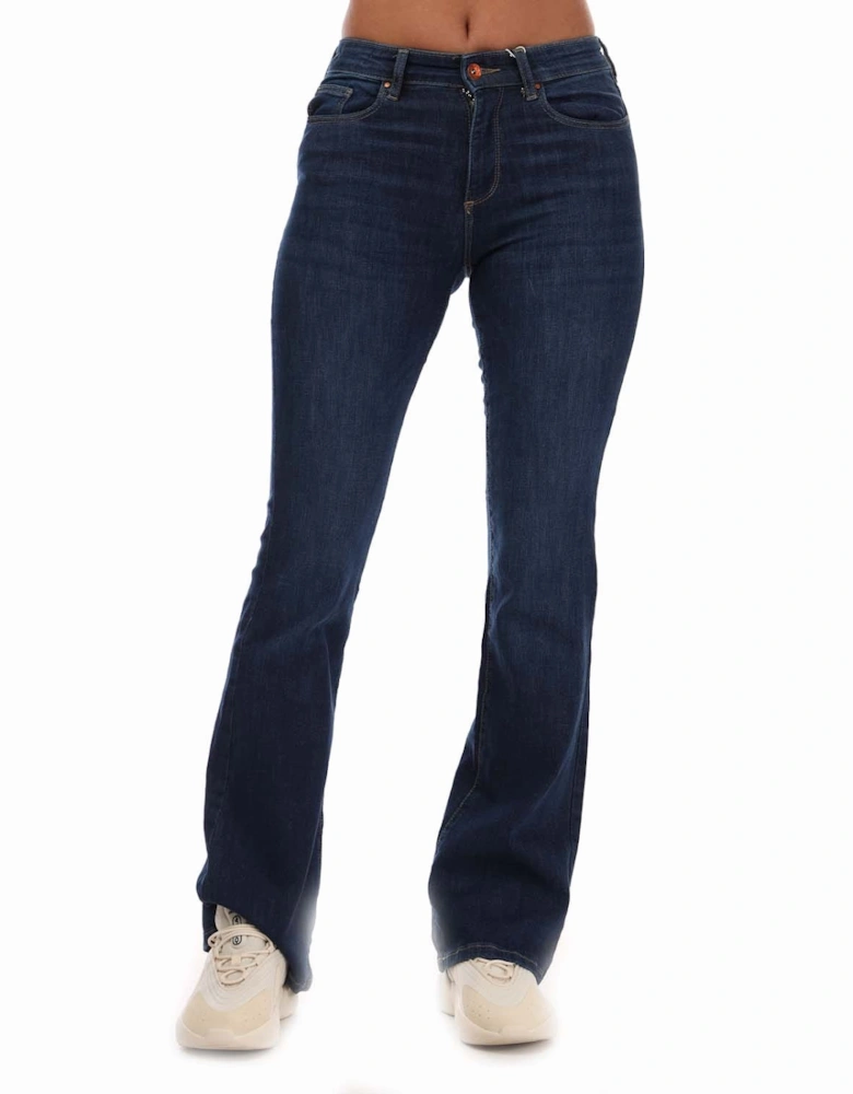 Ann Mid Rise Flared Jeans