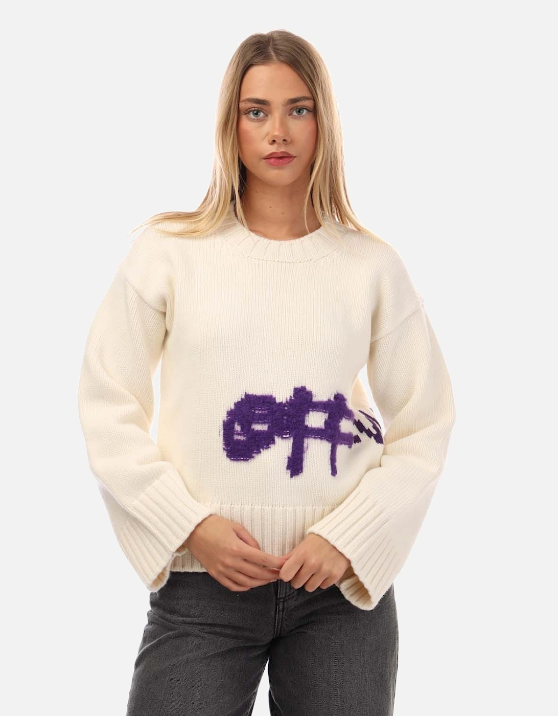 Logo Intarsia Crewneck Sweater, 5 of 4