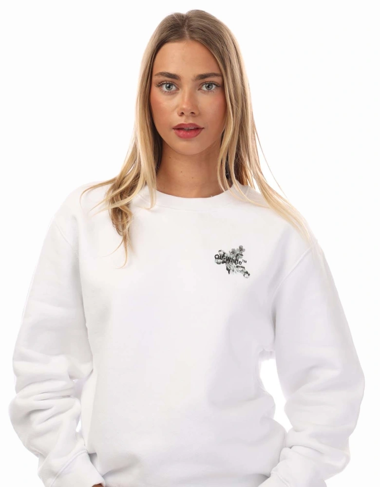 Flower Arrow Regular Crewneck Sweatshirt