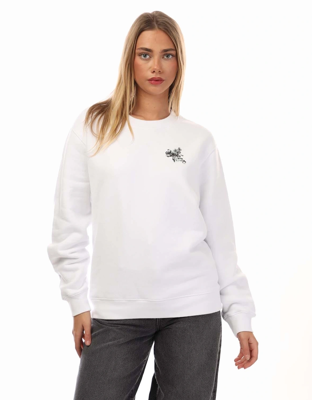 Flower Arrow Regular Crewneck Sweatshirt, 5 of 4