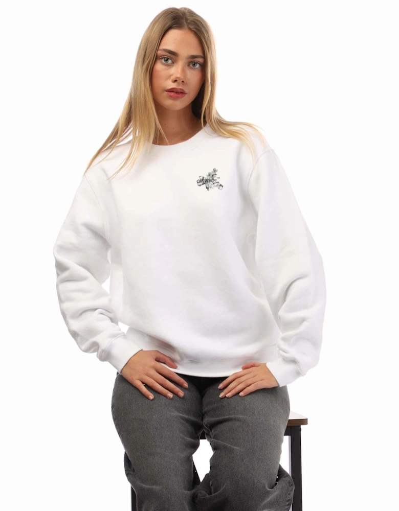 Flower Arrow Regular Crewneck Sweatshirt