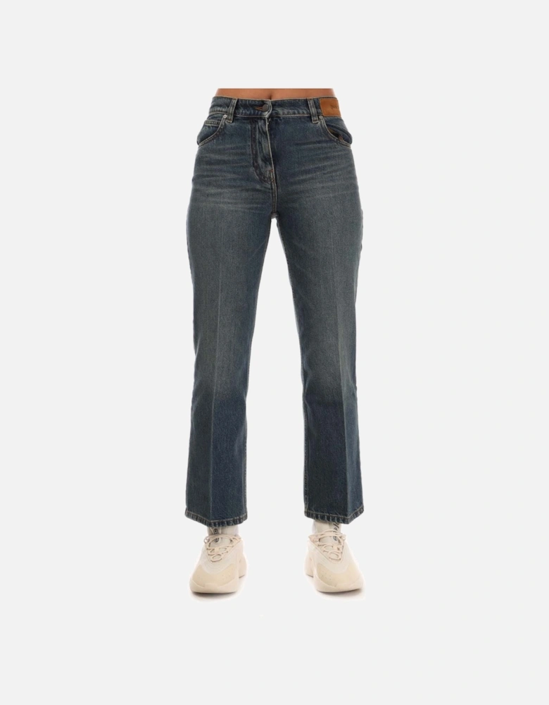 Star Flared Denim Jeans