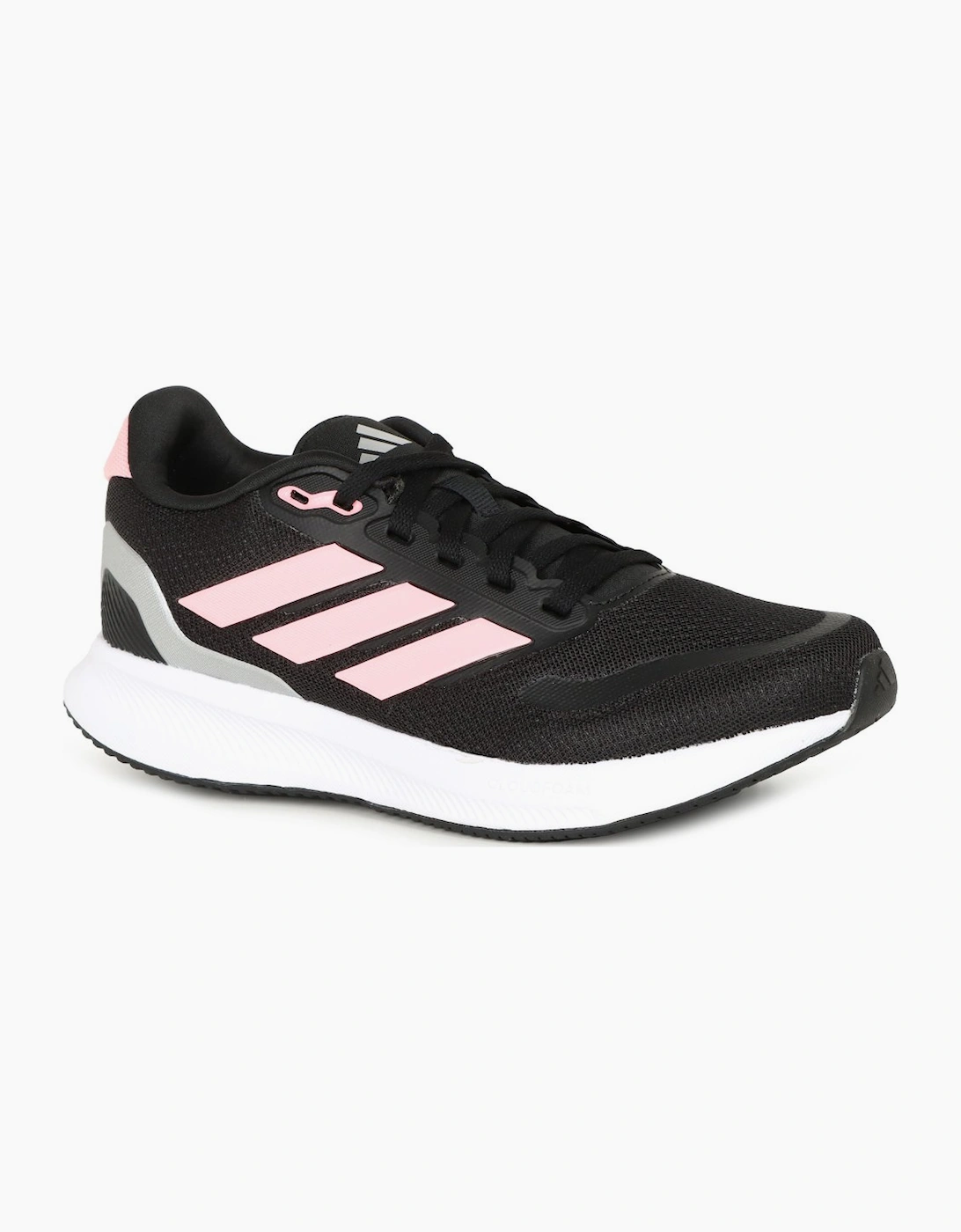 Adidas Girl's Runfalcon 5 Lace Girls Senior Trainers - Black - Size: 6 (older)