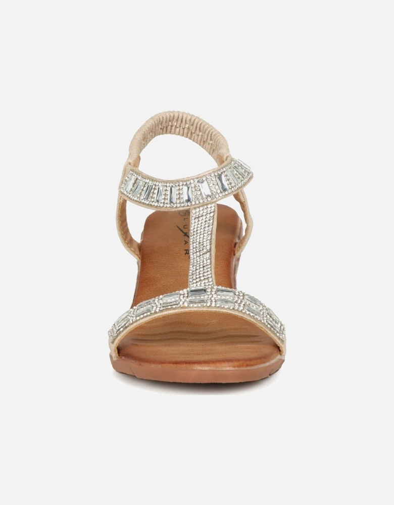 Macie Womens Wedge Heel Sandals