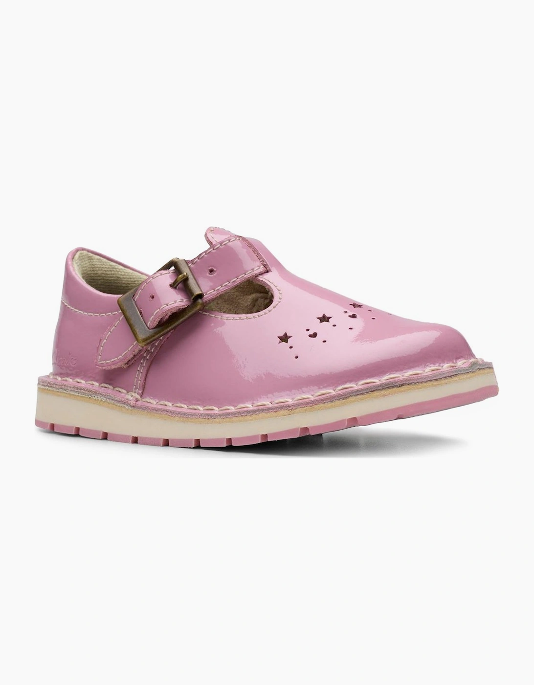 Clarks Girls Pink 'S Joyful Skip T Infant Shoes - Size: 4.5/F (Standard) Kids