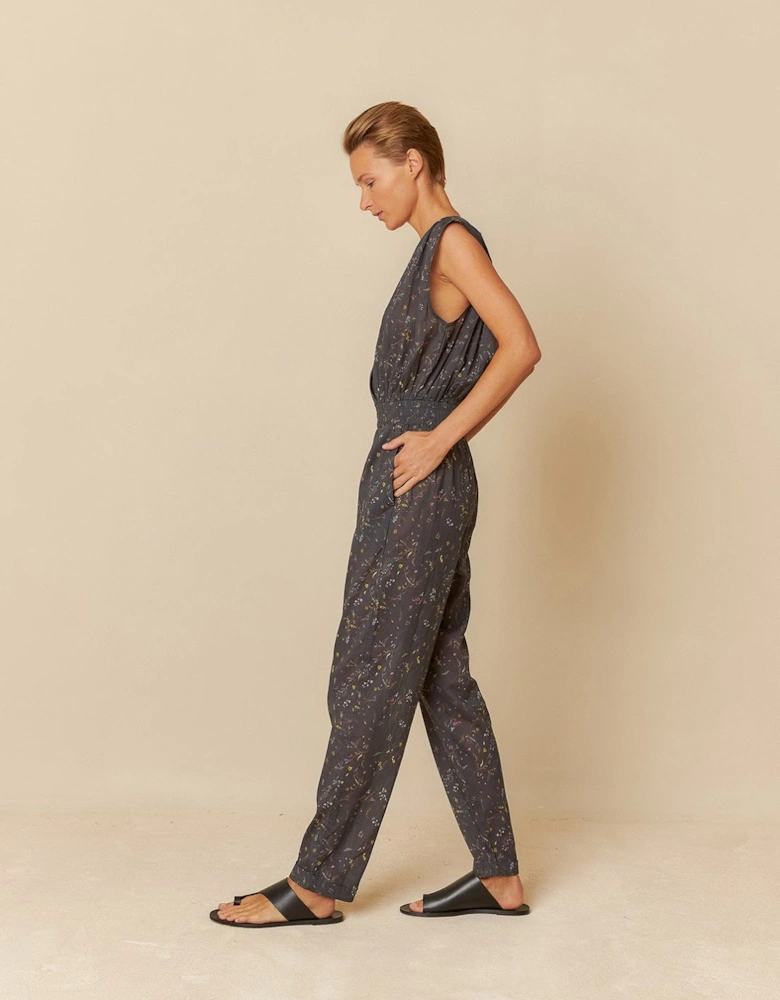 Mono Floral Jumpsuit