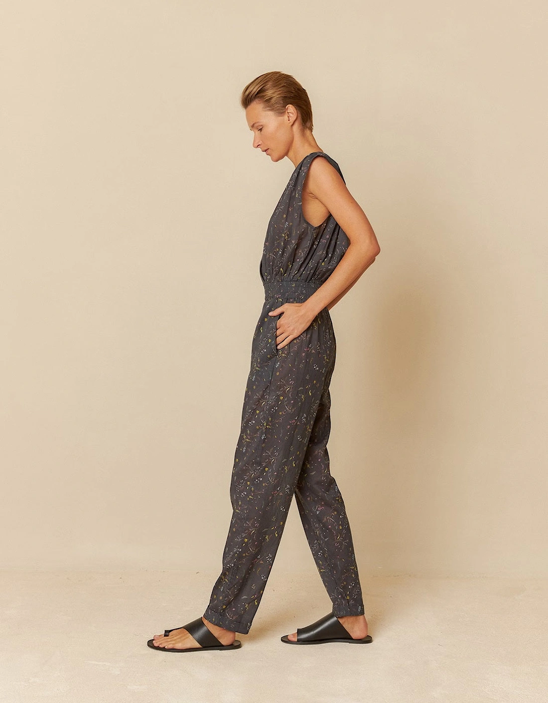 Mono Floral Jumpsuit, 5 of 4