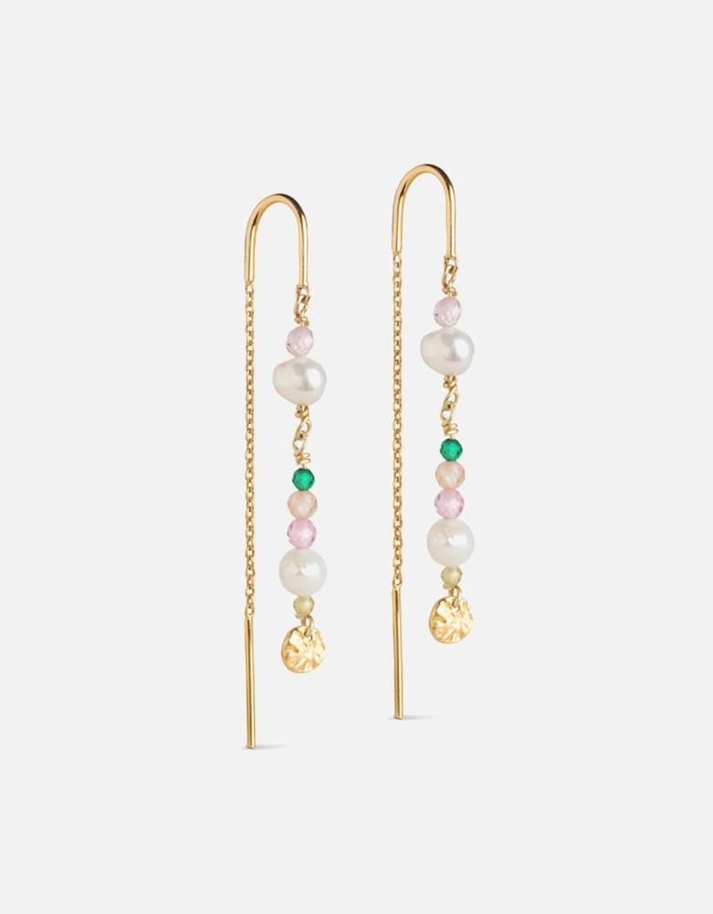 Sofia Earring Light Pink/Khaki Green/Peach/Pearl