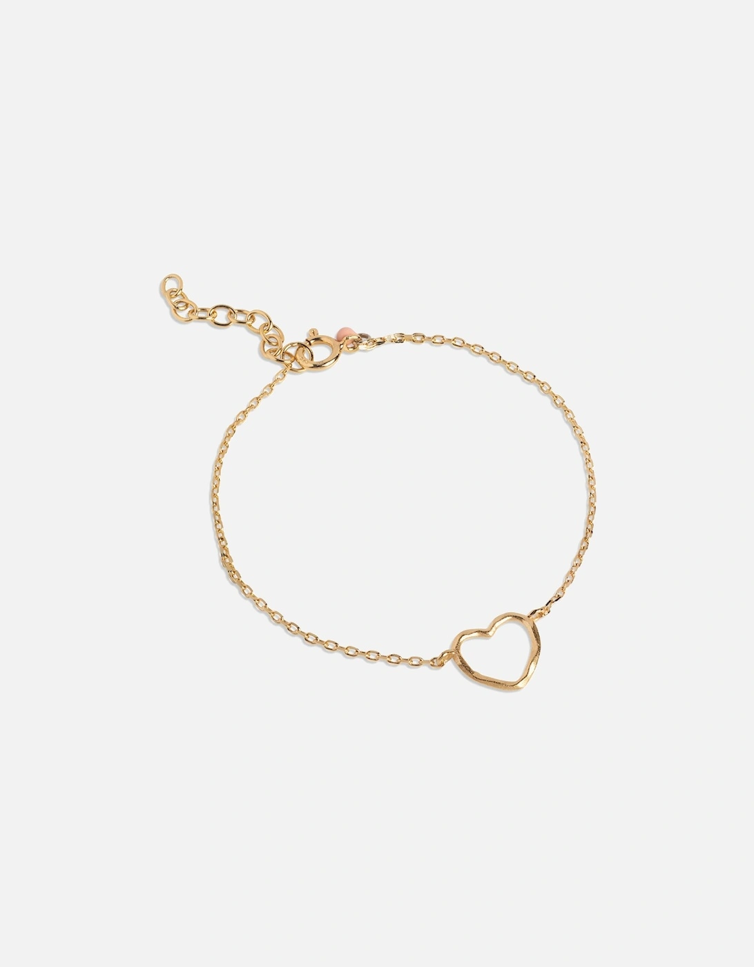 Organic Heart Bracelet Gold Plated, 3 of 2