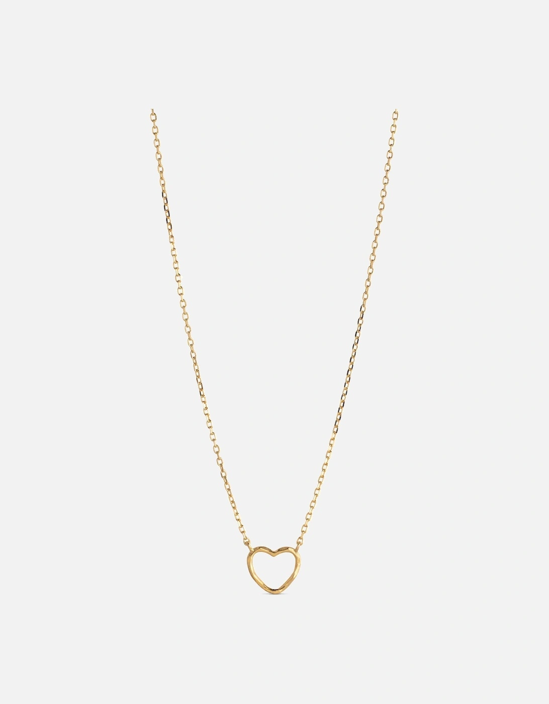 Organic Heart Necklace Gold Plated, 3 of 2