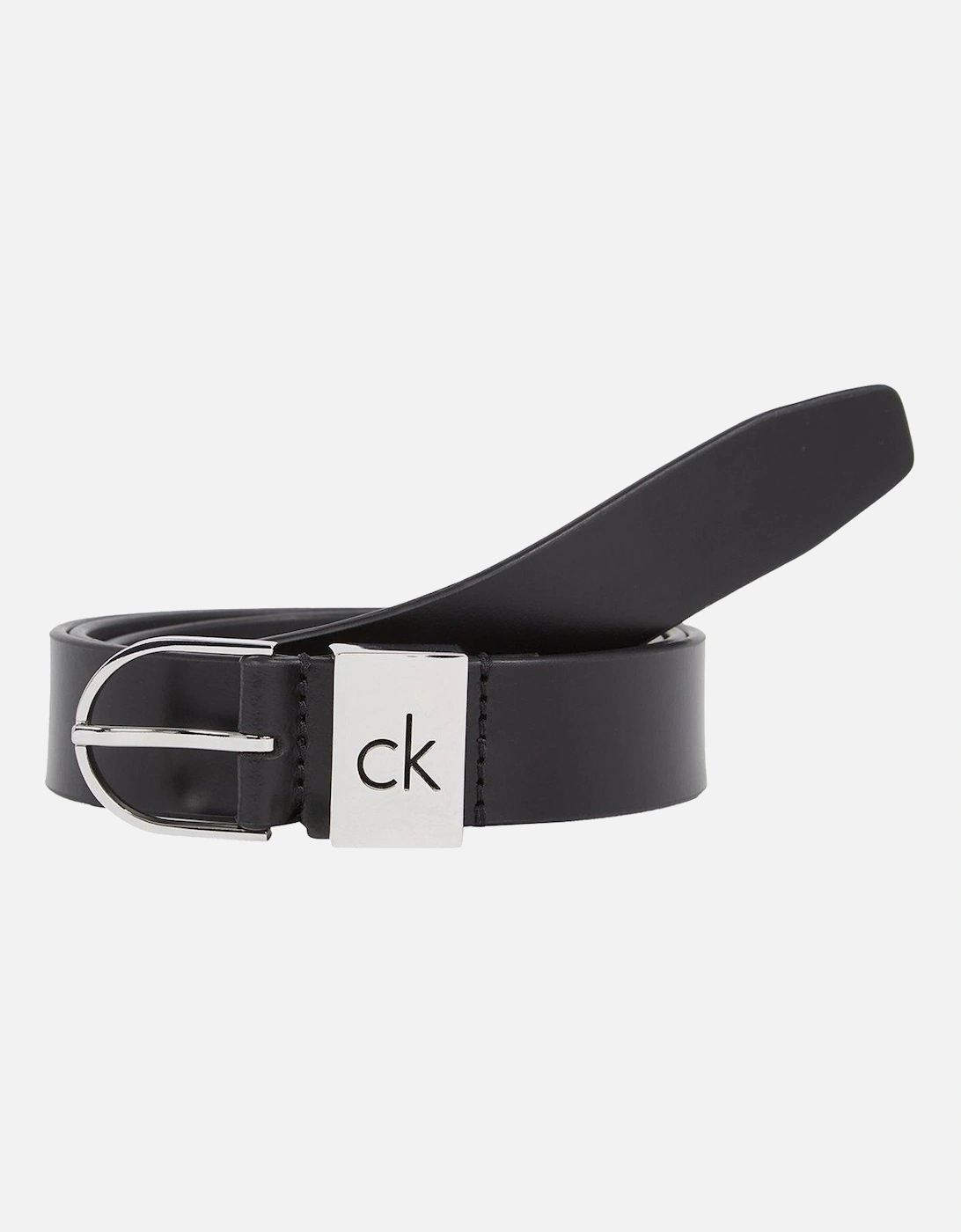 Round Buckle Belt - Black, 2 of 1