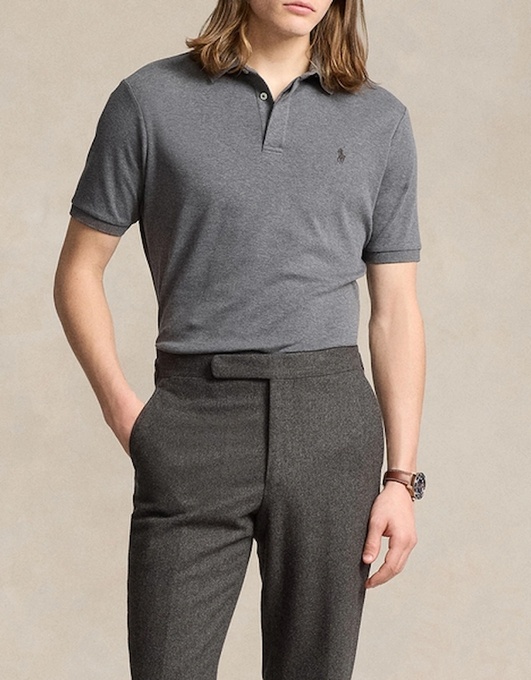 Custom Slim Fit Cotton-Piqué Polo Shirt, 2 of 1