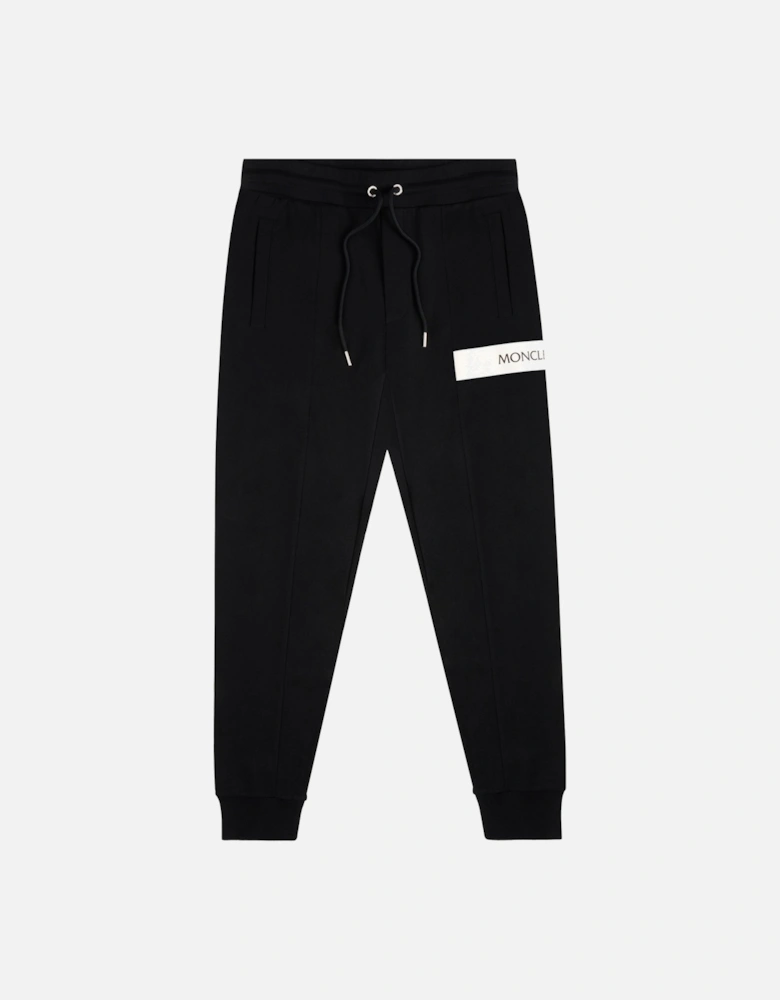 Cuffed Jersey Joggers Black