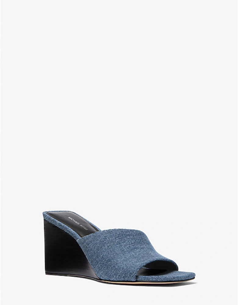 Merriam Denim Wedge Sandal