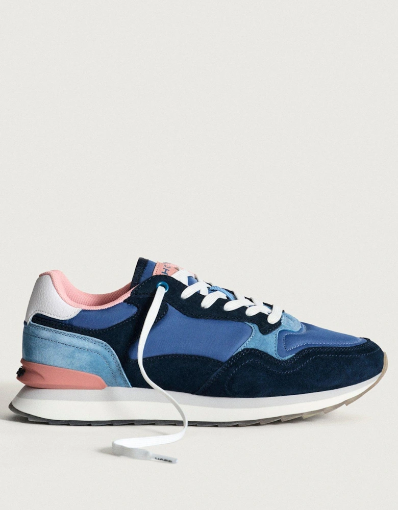 Women's Cork Trainers - Blue