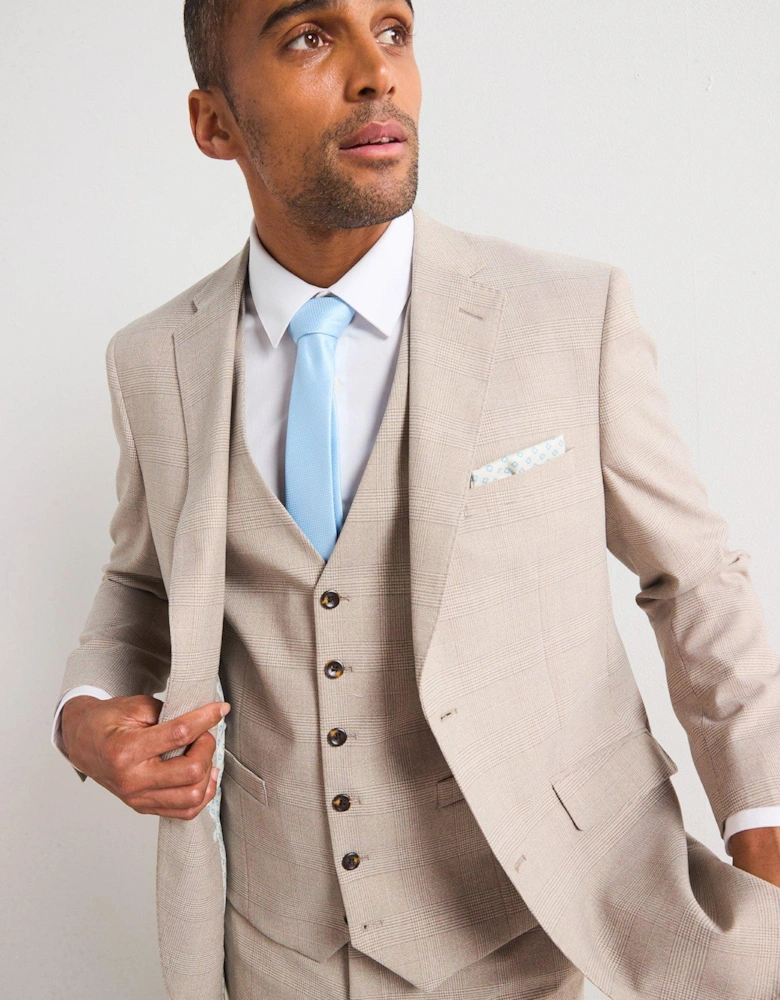 Charlie Standard Fit Waistcoat - Beige