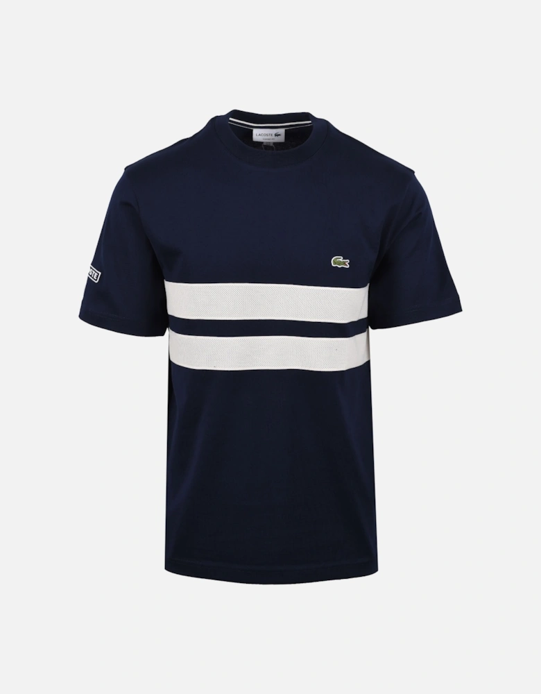 Stripe T-shirt Navy Blue