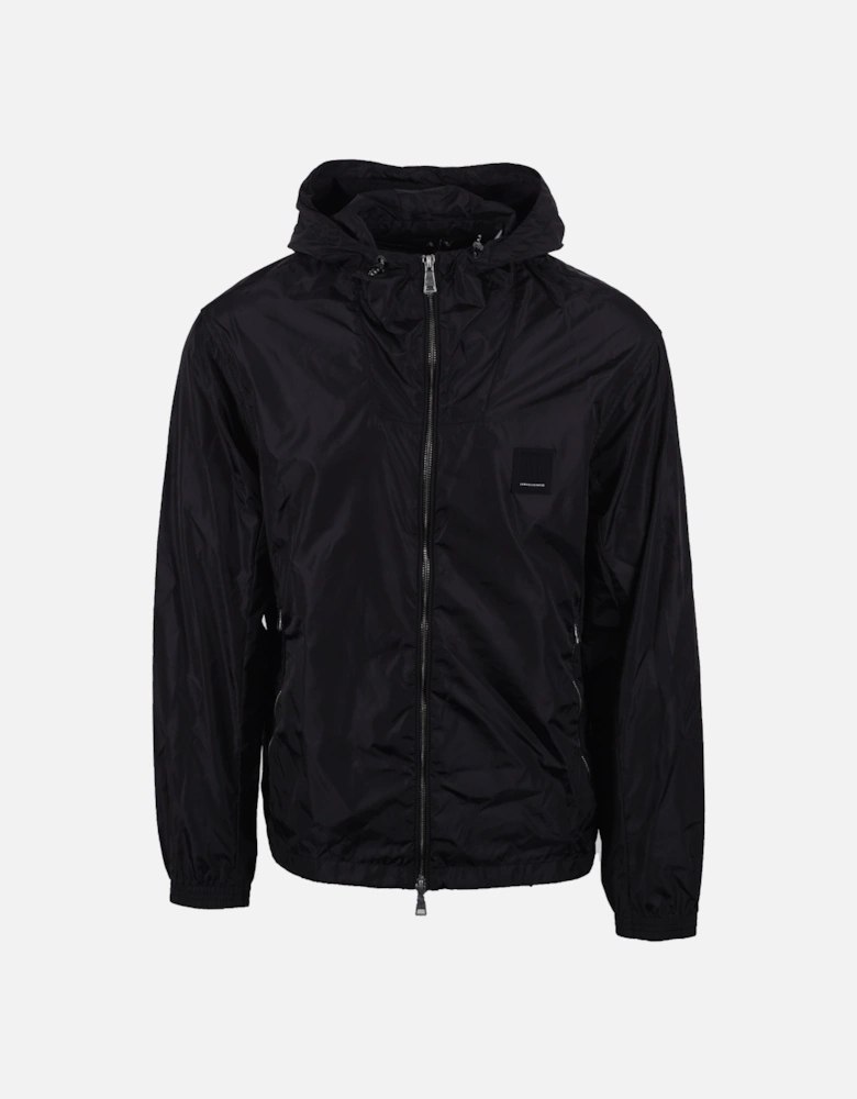 Full Zip Blouson Jacket Black