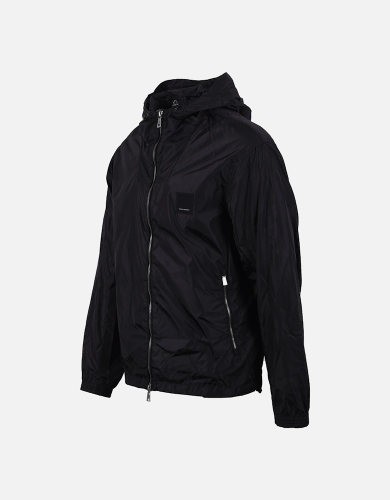 Full Zip Blouson Jacket Black