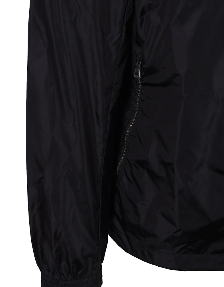 Full Zip Blouson Jacket Black