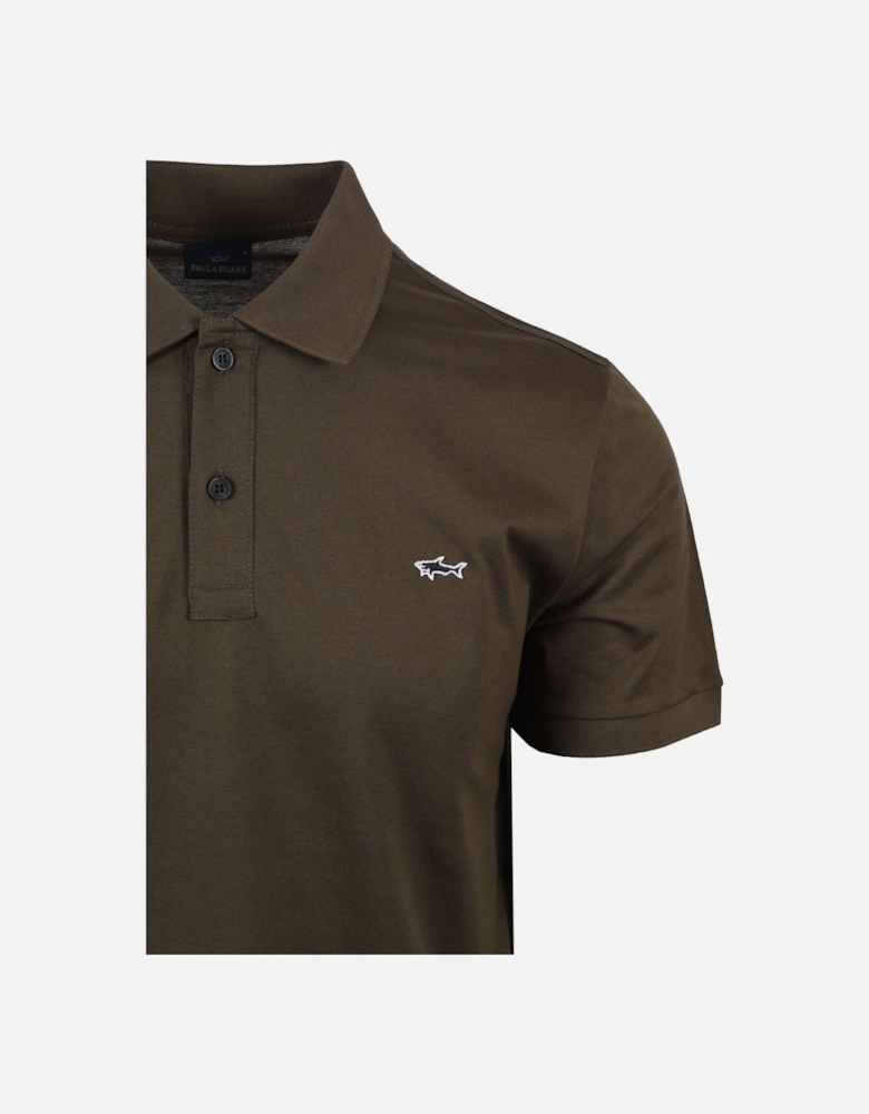 Paul And Shark Plain Polo Khaki