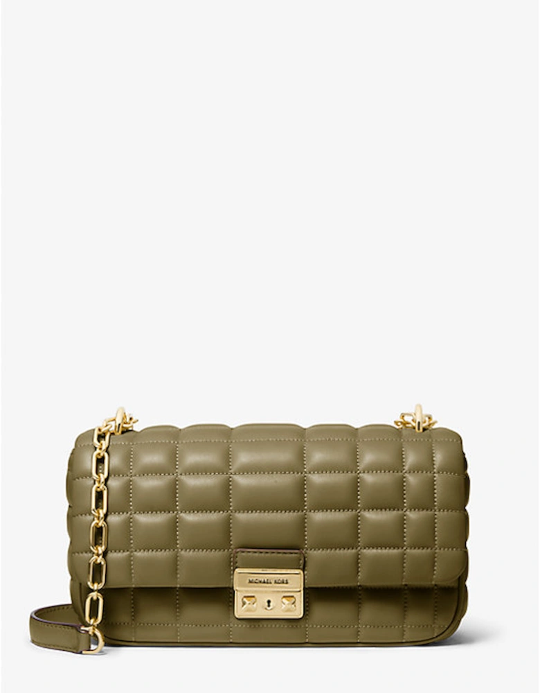 Tribeca Large Quilted Leather Shoulder Bag