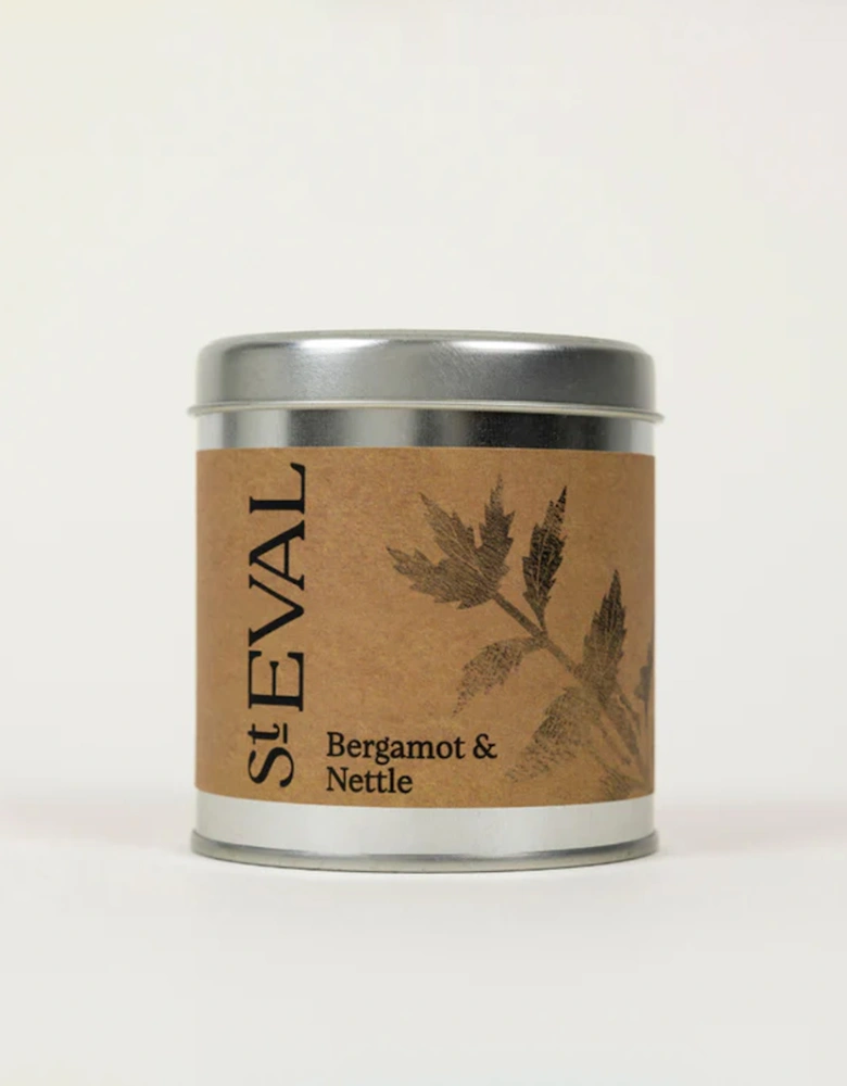 St Eval Bergamot & Nettle Scented Tin Candle