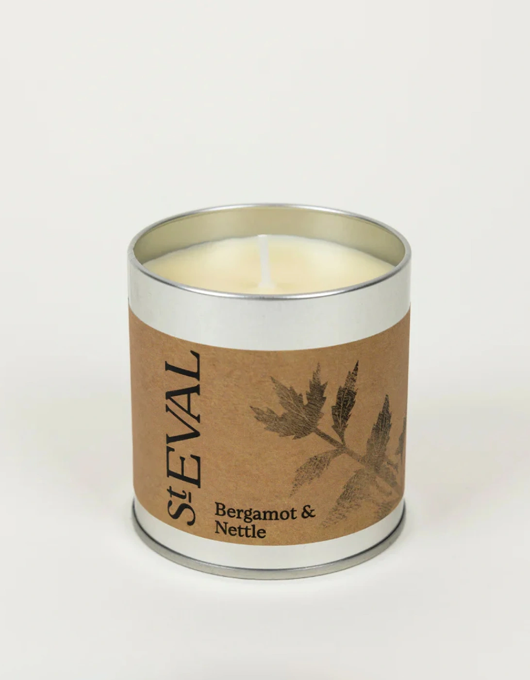 St Eval Bergamot & Nettle Scented Tin Candle