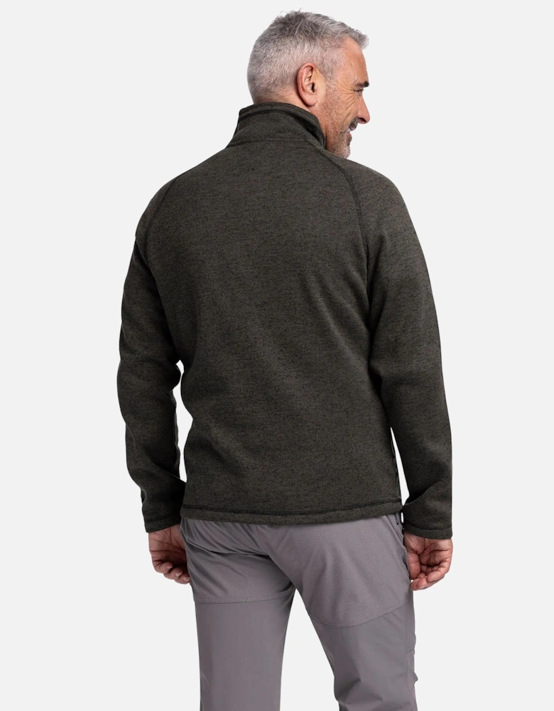 Mens Corsham Marl Half Zip Fleece Top