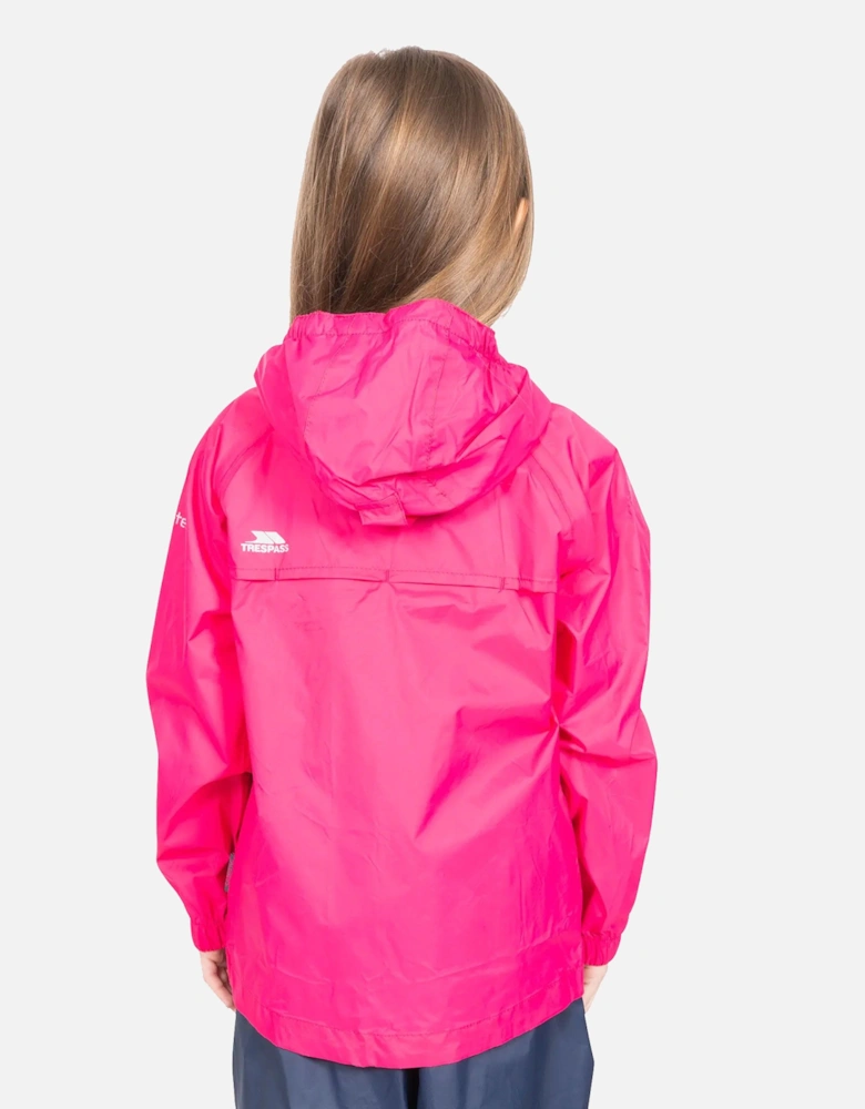 Childrens/Kids Qikpac Waterproof Packaway Jacket