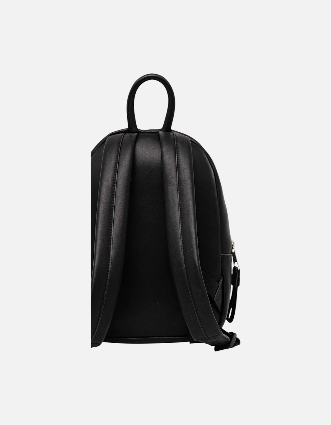 Plain Rucksack with Zip Pockets Women - Black Bags