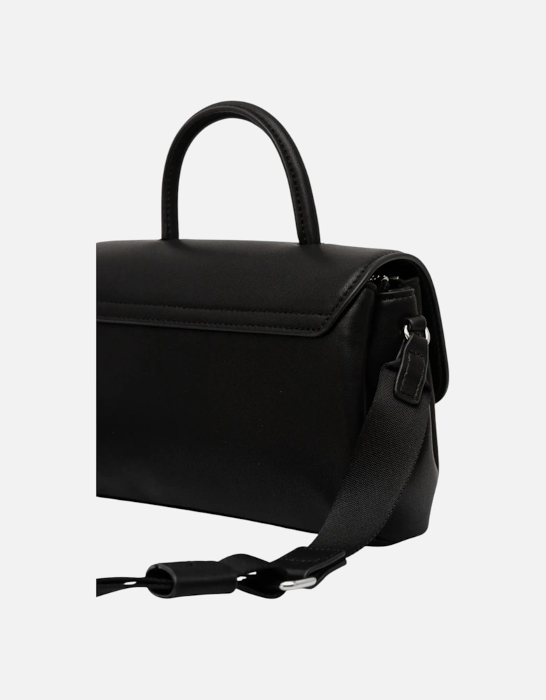 Handbag with Shoulder Strap and Clip Fastening Women - Black Bags