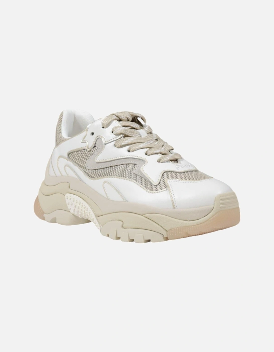 Leather and Rubber Sole Sneakers Women - White