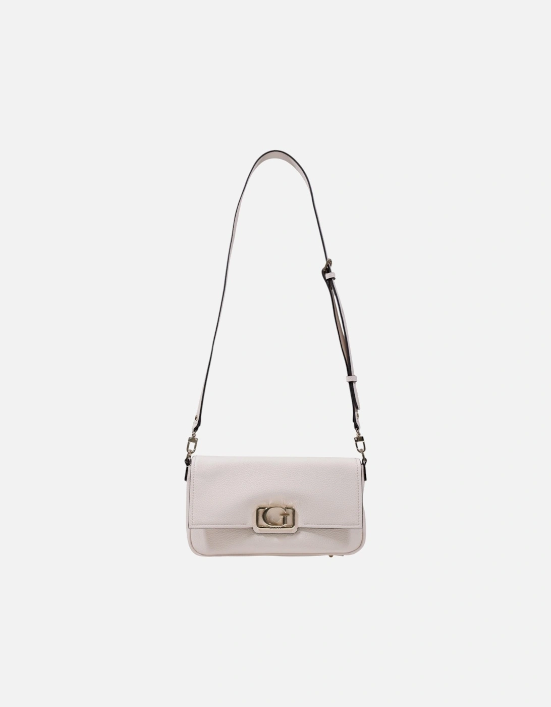 Guess Women's Pink Shoulder Bag With Clip Fastening - Size: One Size