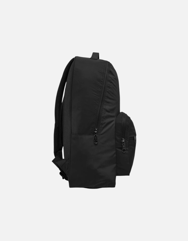 Plain Zip Fastening Rucksack with Zip Pockets Women - Black Bags