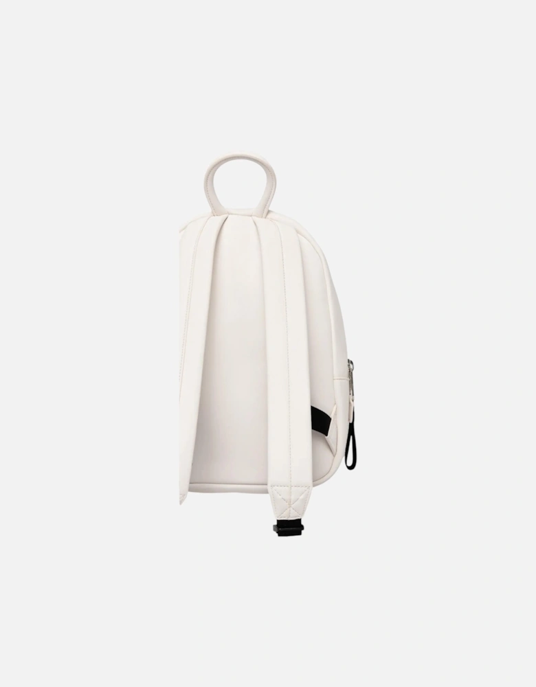 Plain Rucksack with Zip Pockets Women - White Bags