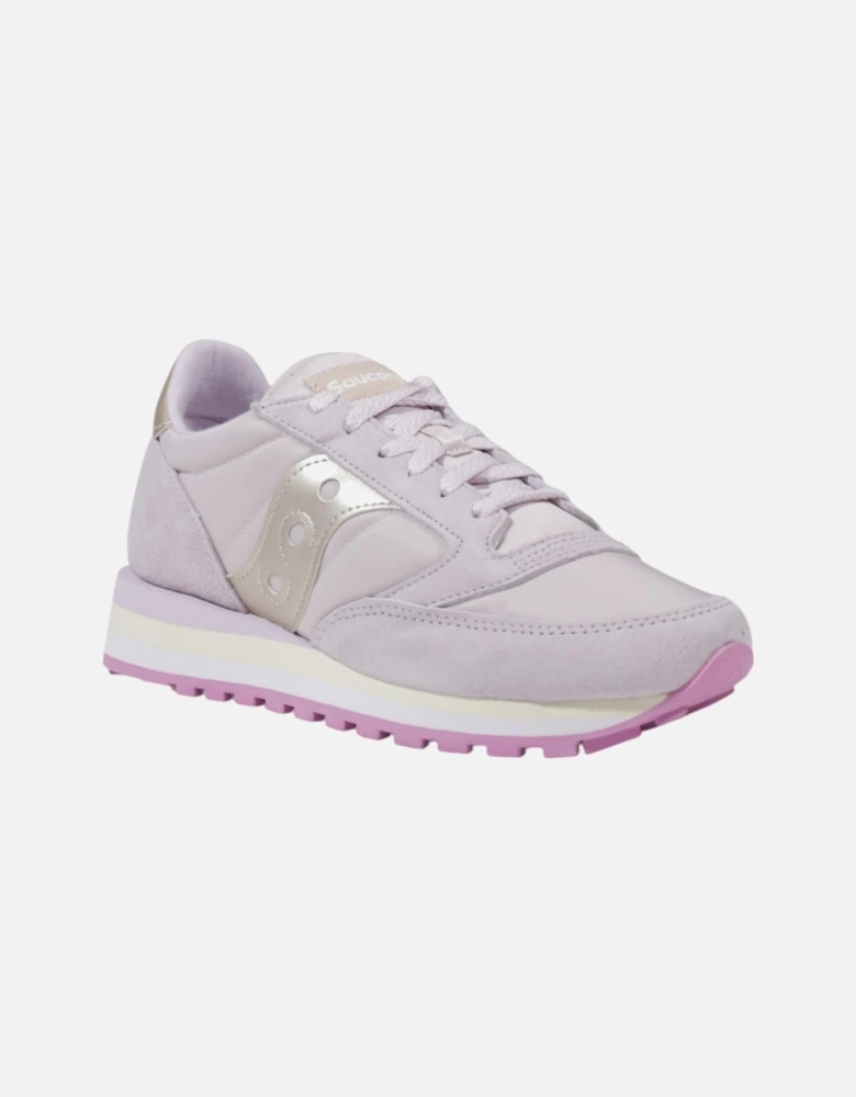 Leather Lace-Up Rubber Sole Sneakers Women - Pink