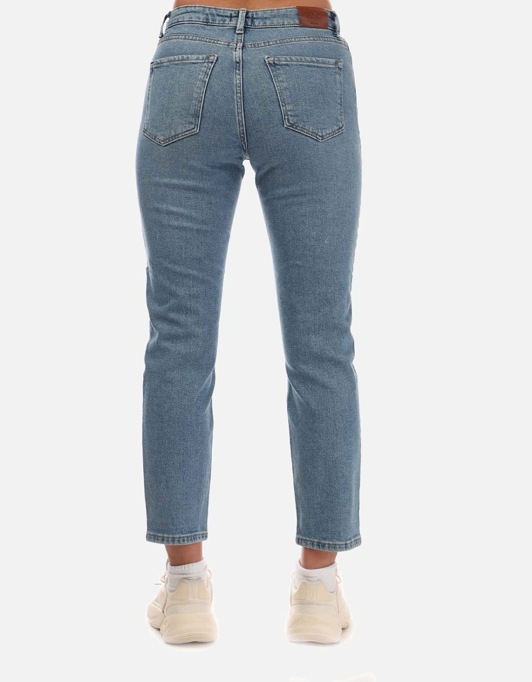 Emily Stretch High Waist Straight Jeans - Womens Emily Straight Fit High Waist Jeans