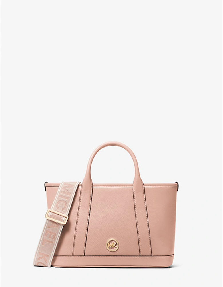 Luisa Small Pebbled Leather Satchel