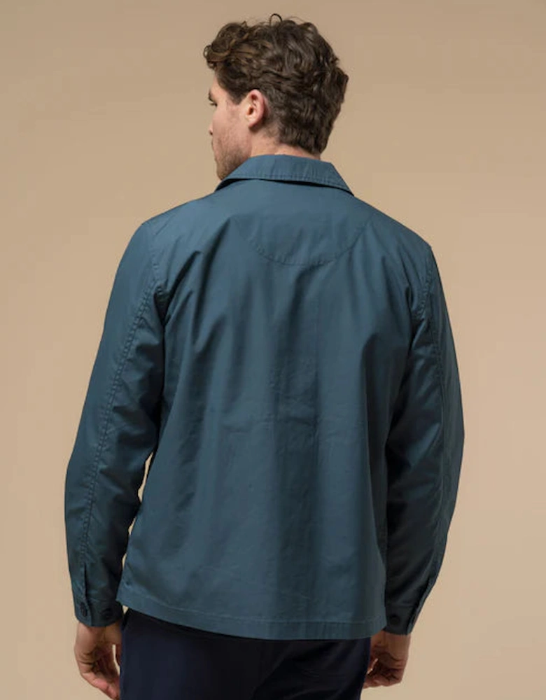 Quincy Overshirt Jacket - Blue Fusion